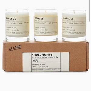 Le Labo Discovery Candle Trio in White